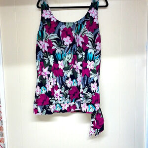 Floral Swim Top Sz22